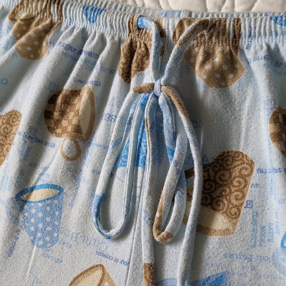 Karen Neuburger Encore Sleepwear 2 Piece Set Tank & Drawstring Cropped Pant PJs - Picture 15 of 16